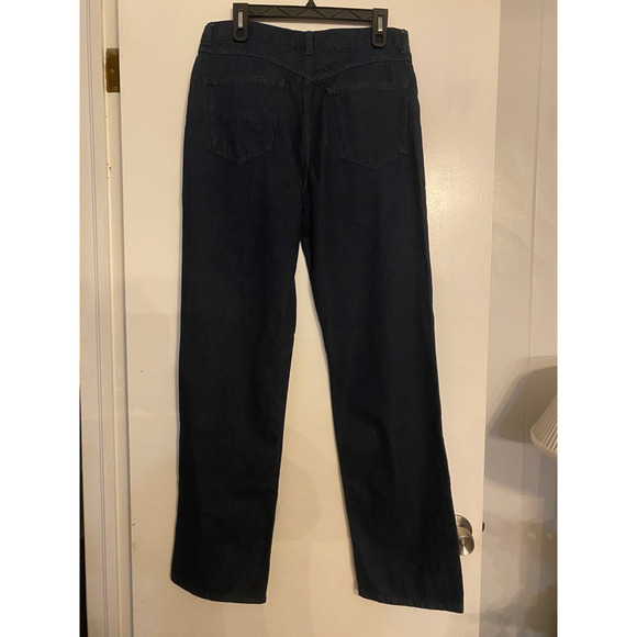 Zara Womens Women Slim Skinny Jeans Blue Pockets Dark Wash High Rise Denim 8 - Picture 2 of 9